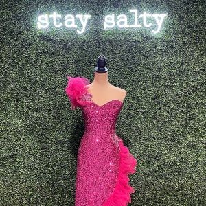 Barbie 80’s Prom Mike Benet Pink Sequin Dress